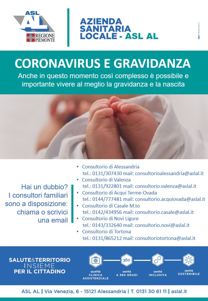 Coronavirus e gravidanza - ASL AL