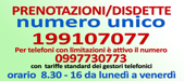 PRENOTAZIONE TELEFONICA
