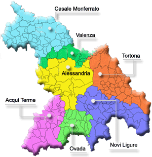Mappa dei distretti