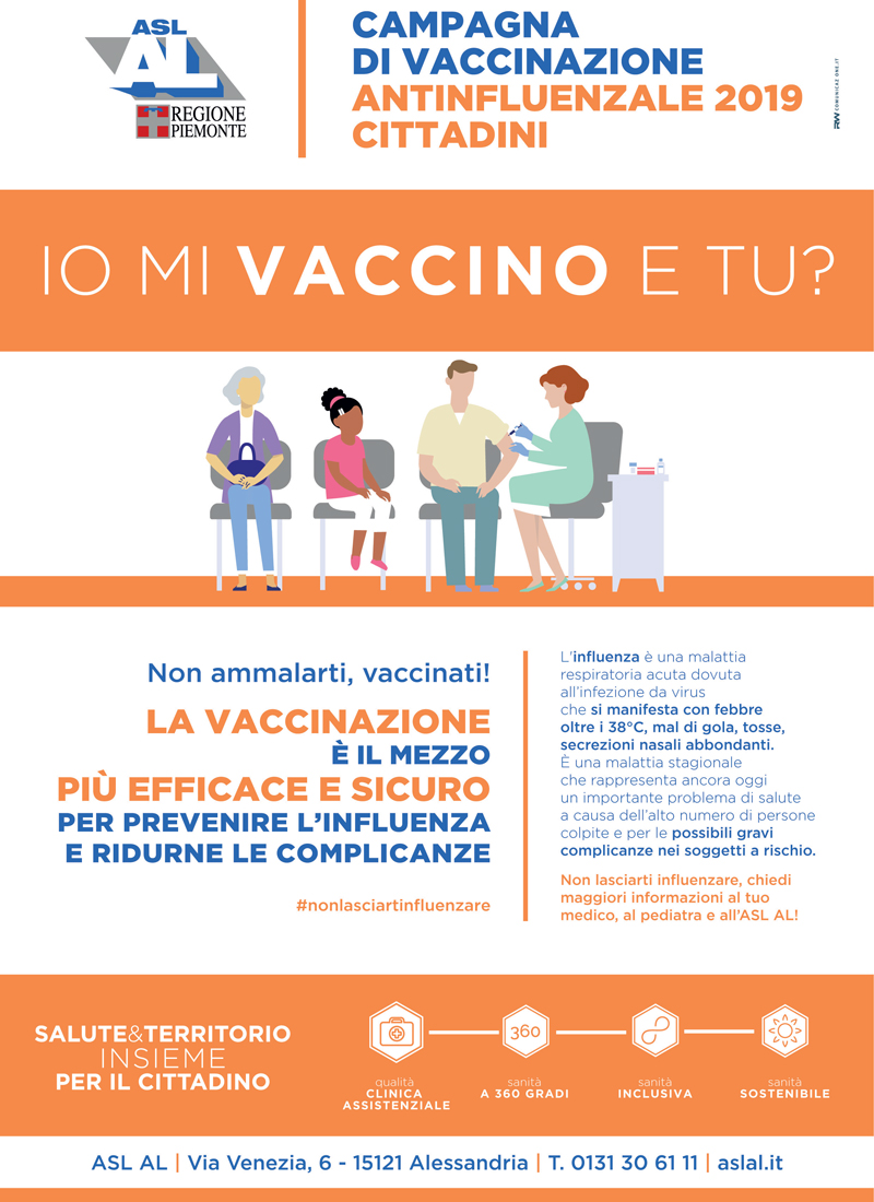 CAMPAGNA DI VACCINAZIONE ANTINFLUENZALE 2019 ASL AL