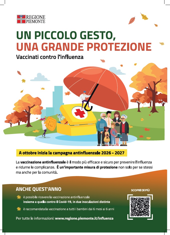 Vaccinazione antinfluenzale 2026: al via la campagna di prevenzione in Piemonte e sul territorio ASL AL